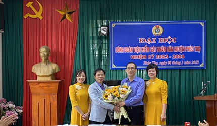 Viện KSND huyện Phúc Thọ tổ chức thành công Đại hội Công đoàn nhiệm kỳ...