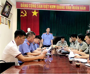 Viện KSND thị xã Sơn Tây tiến hành Kiểm sát trực tiếp năm 2023 và Phúc tra...