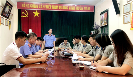 Viện KSND thị xã Sơn Tây tiến hành Kiểm sát trực tiếp năm 2023 và Phúc...