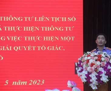 Hội nghị liên ngành tư pháp thành phố về sơ kết 05 năm thực hiện Thông tư...
