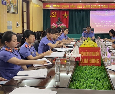 Viện KSND quận Hà Đông tổ chức thành công Hội nghị sơ kết công tác kiểm sát...