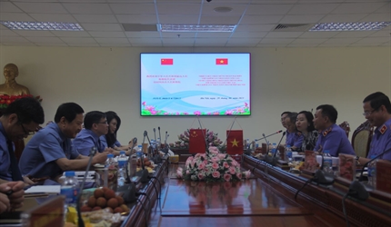Đoàn đại biểu Viện KSND tối cao Trung Quốc thăm và làm việc với Viện...