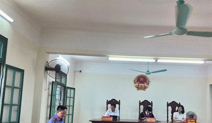 Viện KSND quận Nam Từ Liêm phối hợp với Tòa án cùng cấp tổ chức phiên...