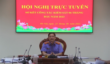 Viện KSND huyện Sóc Sơn tổ chức Hội nghị sơ kết công tác kiểm sát 6...