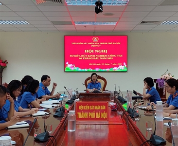 Phòng 9 Viện KSND thành phố Hà Nội tổ chức Hội nghị sơ kết, rút kinh nghiệm...