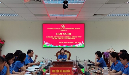 Phòng 9 Viện KSND thành phố Hà Nội tổ chức Hội nghị sơ kết, rút kinh...