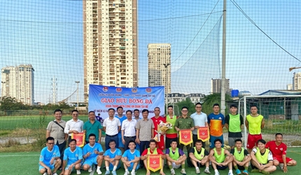 Viện KSND quận Tây Hồ tổ chức giao hữu bóng đá chào mừng kỷ niệm 63 năm...