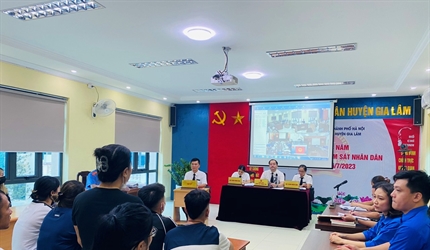 Viện KSND huyện Gia Lâm tổ chức phiên tòa trực tuyến rút kinh nghiệm vụ...