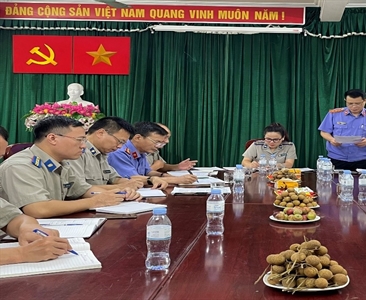 Viện KSND huyện Thạch Thất trực tiếp kiểm sát tại Chi cục Thi hành án dân sự...