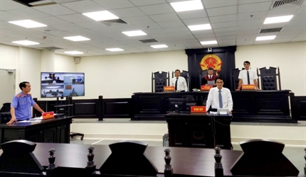 Viện KSND huyện Mỹ Đức phối hợp với Tòa án cùng cấp tổ chức phiên toà...