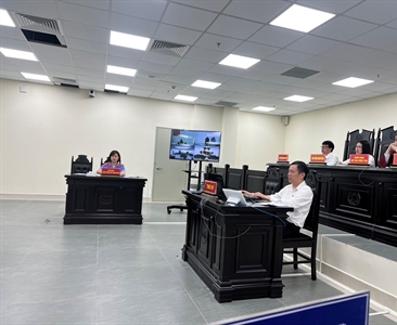 Phòng 1 Viện KSND thành phố Hà Nội phối hợp với Tòa án cùng cấp tổ chức...