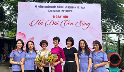 Viện KSND quận Ba Đình và chương trình “Áo dài ven sông” đến với nữ lao...