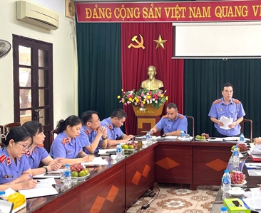 Thanh tra Viện KSND thành phố Hà Nội kiểm tra việc thực hiện Kết luận thanh...