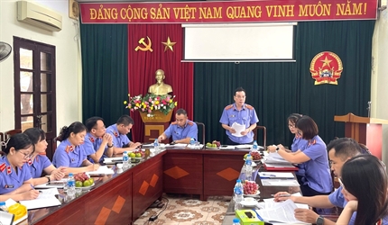 Thanh tra Viện KSND thành phố Hà Nội kiểm tra việc thực hiện Kết luận...