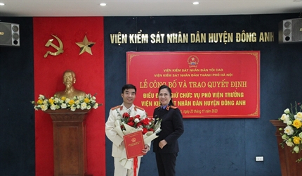 Lễ Công bố và trao Quyết định điều động giữ chức vụ Phó Viện trưởng...