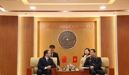 Viện KSND thành phố Hà Nội tiếp đón Đoàn đại biểu TAND cấp cao Khu tự...