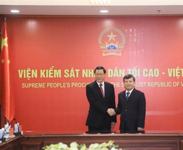 Tăng cường hợp tác giữa ngành Kiểm sát nhân dân hai nước Việt Nam - Trung Quốc