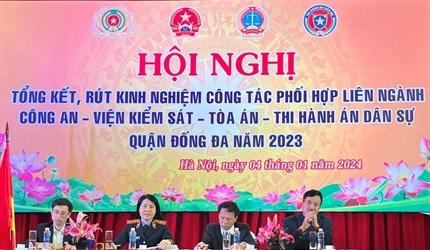 Hội nghị tổng kết rút kinh nghiệm công tác phối hợp liên ngành Công an...