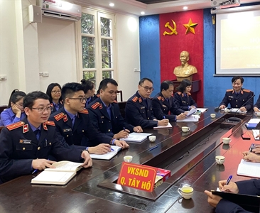 Viện KSND quận Tây Hồ tổ chức Hội nghị cán bộ, công chức, viên chức, người...