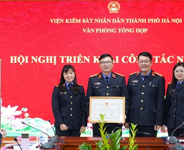 Văn phòng tổng hợp Viện KSND thành phố Hà Nội triển khai công tác năm 2023