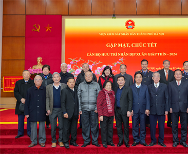 Gặp mặt Cán bộ hưu trí nhân dịp Xuân Giáp Thìn 2024