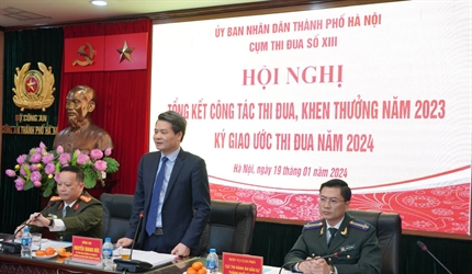 Cụm thi đua số 13 - thành phố Hà Nội tổng kết công tác thi đua, khen...