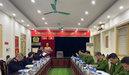 Phòng 8 - Viện KSND thành phố Hà Nội tiến hành trực tiếp kiểm sát định...