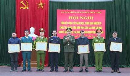 Viện KSND huyện Phúc Thọ tham gia tổng kết Ban chỉ đạo 138 huyện Phúc...