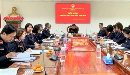 Phòng 1, Phòng 12 – Viện KSND thành phố Hà Nội tổ chức Hội nghị triển...