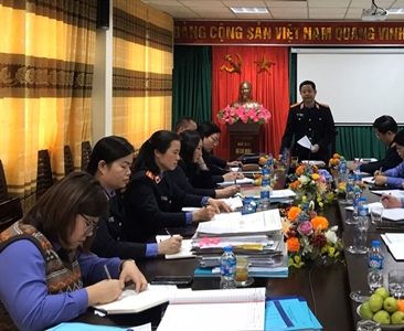 Viện KSND thành phố Hà Nội kiểm tra việc thực hiện Chỉ thị số 01/CT-VKSTC...