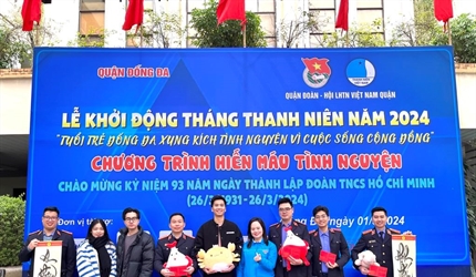 Chi đoàn VKSND quận Đống Đa – khởi động tháng thanh niên tình nguyện...