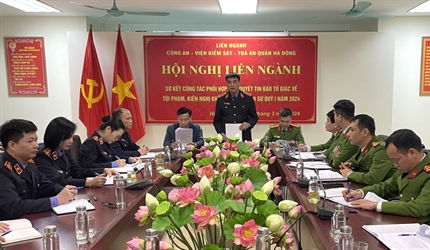 Liên ngành tố tụng quận Hà Đông tổ chức Hội nghị sơ kết công tác phối...