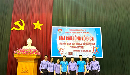 Viện KSND huyện Ba Vì tham dự Giải "Cầu lông vô địch” chào mừng 78 năm...