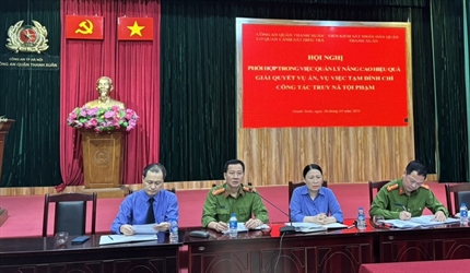 Liên ngành Công an - Viện kiểm sát tổ chức Hội nghị đánh giá thực trạng...