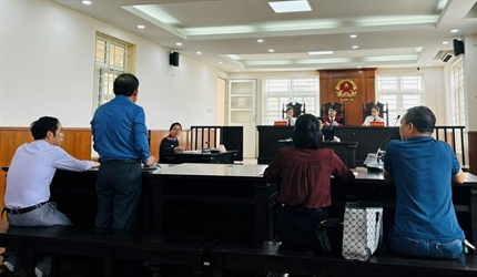 VKSND quận Hoàng Mai phối hợp tổ chức phiên tòa rút kinh nghiệm Hôn...