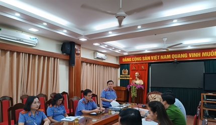 Liên ngành Công an – VKSND huyện Đông Anh hướng dẫn, kiểm tra đối với...