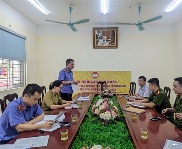 Viện KSND huyện Thanh Trì tiến hành kiểm sát công tác thi hành án hình sự...