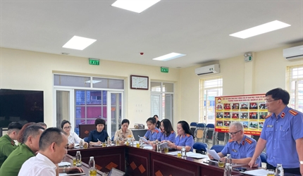 Viện KSND quận Hai Bà Trưng trực tiếp Kiểm sát việc hấp hành pháp luật...