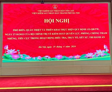 Phổ biến, quán triệt và triển khai thực hiện Quy định số 132-QĐ/TW, ngày...