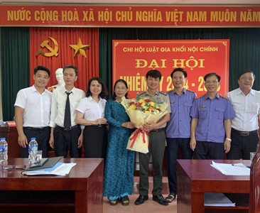 Đại hội Chi hội Luật gia khối nội chính huyện Phúc Thọ nhiệm kỳ 2024 - 2029
