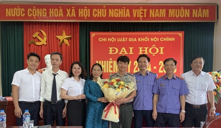 Đại hội Chi hội Luật gia khối nội chính huyện Phúc Thọ nhiệm kỳ 2024 - 2029