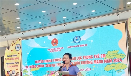 Viện KSND huyện Thanh Trì tăng cường truyền thông phòng ngừa bạo lực...