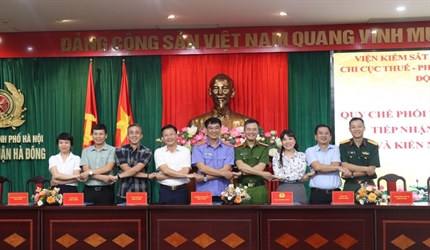 Liên ngành tố tụng quận Hà Đông tổ chức Hội nghị sơ kết công tác phối...
