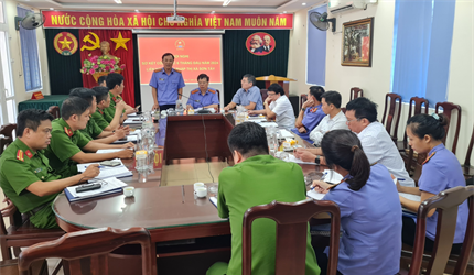 Liên ngành Tư pháp thị xã Sơn Tây tổ chức Hội nghị rút kinh nghiệm công...