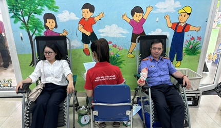 Viện KSND quận Thanh Xuân tham gia hiến máu tình nguyện