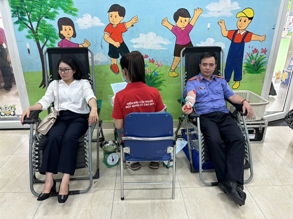 Viện KSND quận Thanh Xuân tham gia hiến máu tình nguyện