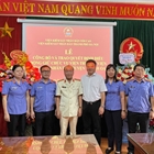 Lễ công bố và trao quyết định điều động, bổ nhiệm chức vụ lãnh đạo quản lý Viện KSND các huyện Thanh Oai, Thạch Thất và quận Long Biên