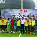 Đội bóng Đoàn Thanh niên Viện KSND thành phố Hà Nội giành Giải nhất Giải bóng đá nam tứ hùng “Cúp Thiên Thanh năm 2024”