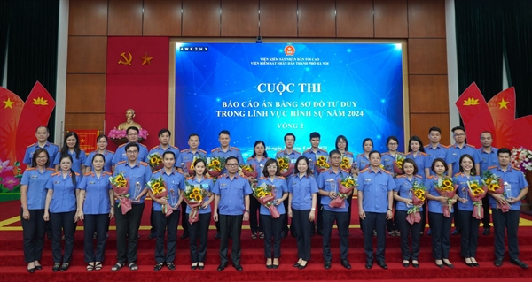 VKSND thành phố Hà Nội tổ chức cuộc thi "Báo cáo án bằng sơ đồ tư duy" trong lĩnh vực hình sự năm 2024