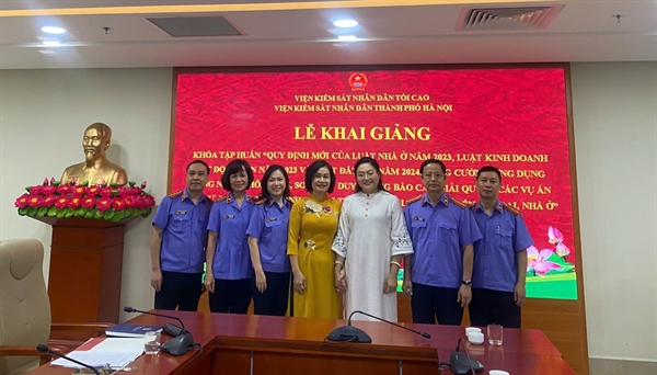 Tổ chức khóa tập huấn “Quy định mới của Luật Nhà ở năm 2023, Luật Kinh doanh bất động sản năm 2023 và Luật đất đai năm 2024"